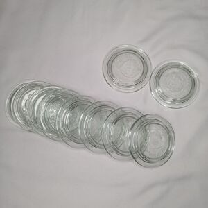 WECK Glass Canning Lids Rundrand-Glas 60 Strawberry Set Of 10